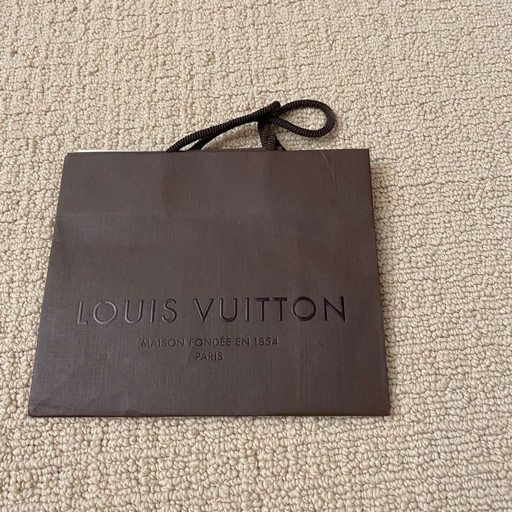 Louis Vuitton gift bag authentic